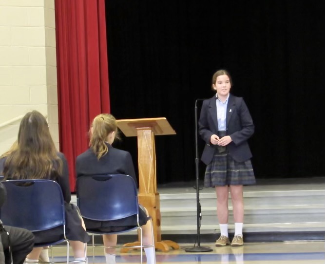 “Staying Optimistic During Challenging Times” – Agnes Klug 7th Grader, St. Joseph School Cockeysville