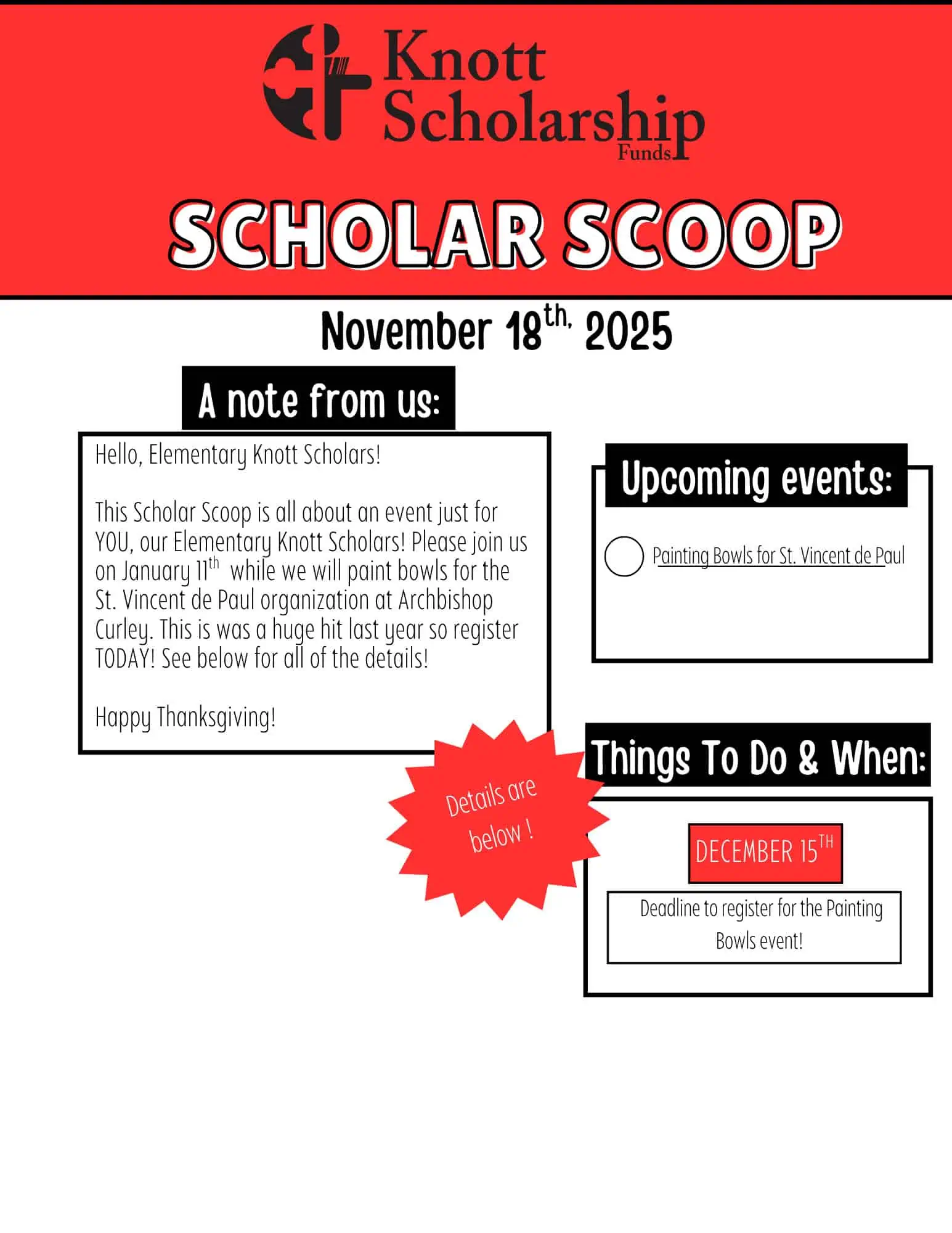 Scholar Scoop - 18 November 2025 - Elementary