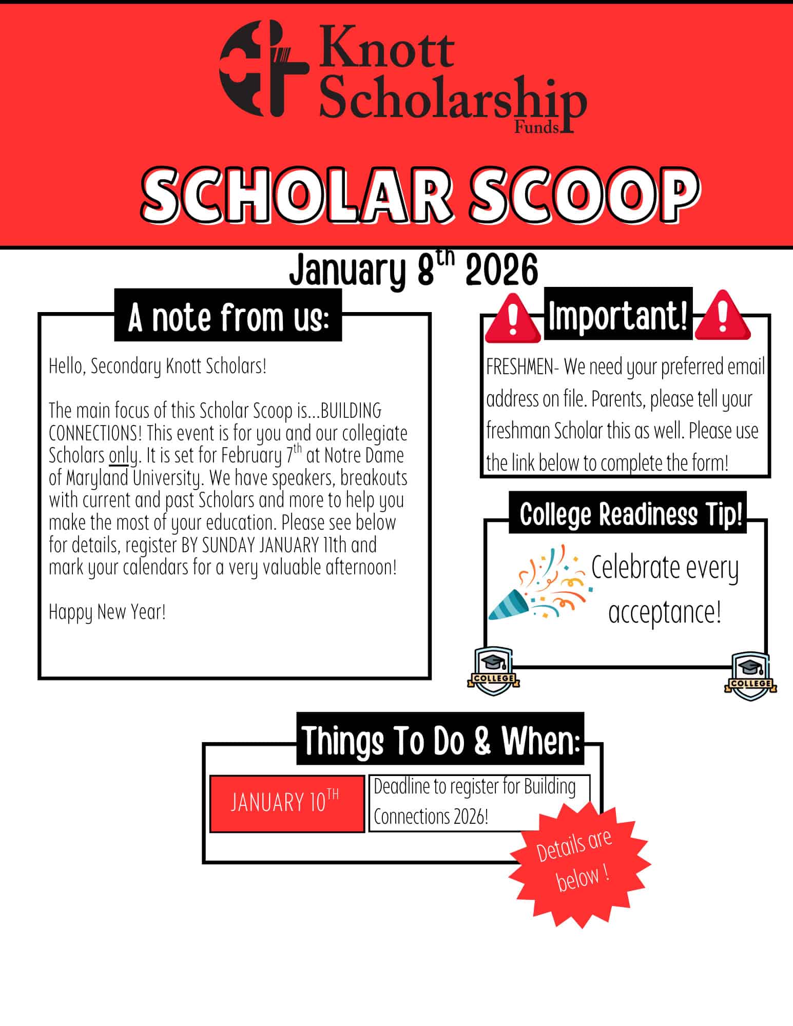 Scholar Scoop - 8 January 2026 - Secondary